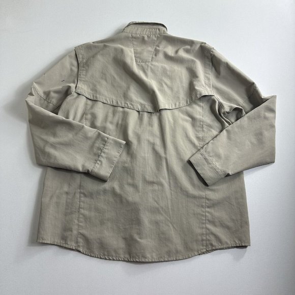 Under Armour Men Shirt Size XL Brown Tide Chaser 2.0 Long Sleeve Button UP - Picture 2 of 12